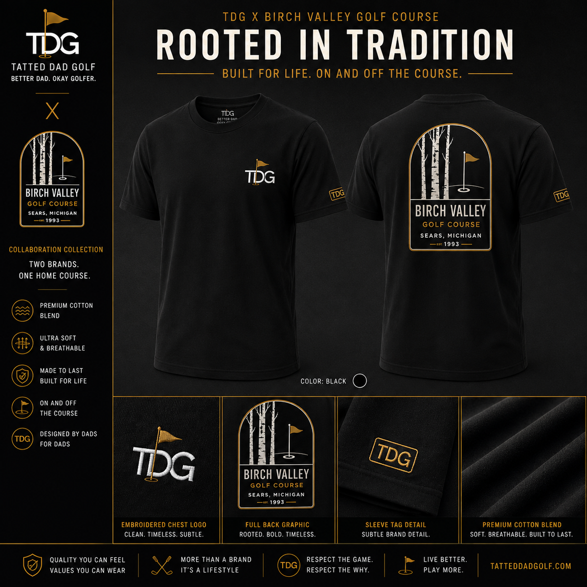 TDG X Birch Valley Rooted in Tradition Tee