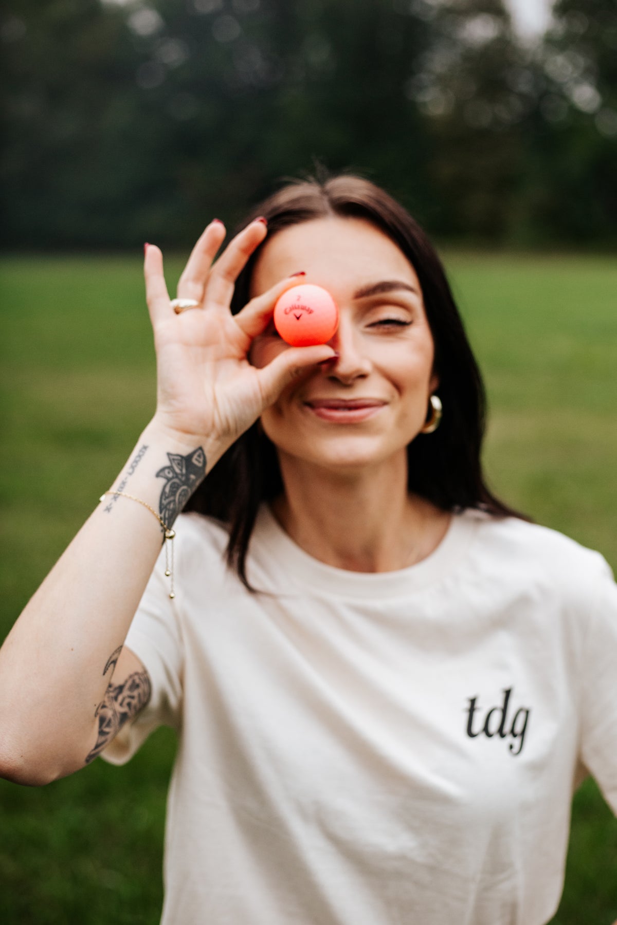 TDG Women's Tatted Script Tee
